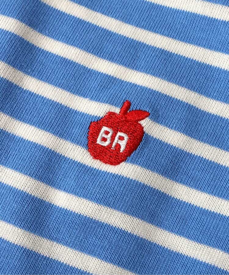 Japanese children's clothing BREEZE loose striped top 80-150cm boys' summer TOPS