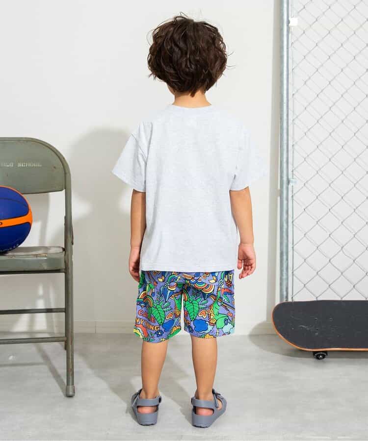 Japanese children's clothing BREEZE car and hamburger short-sleeved top 80-140cm boys' summer TOPS