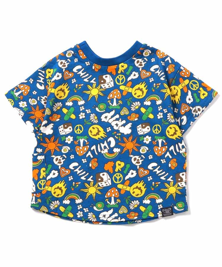 BREEZE 2Way Japanese Children's Clothing - Two-Way Short-Sleeve Tops (80-140cm) for Boys and Girls (Summer)