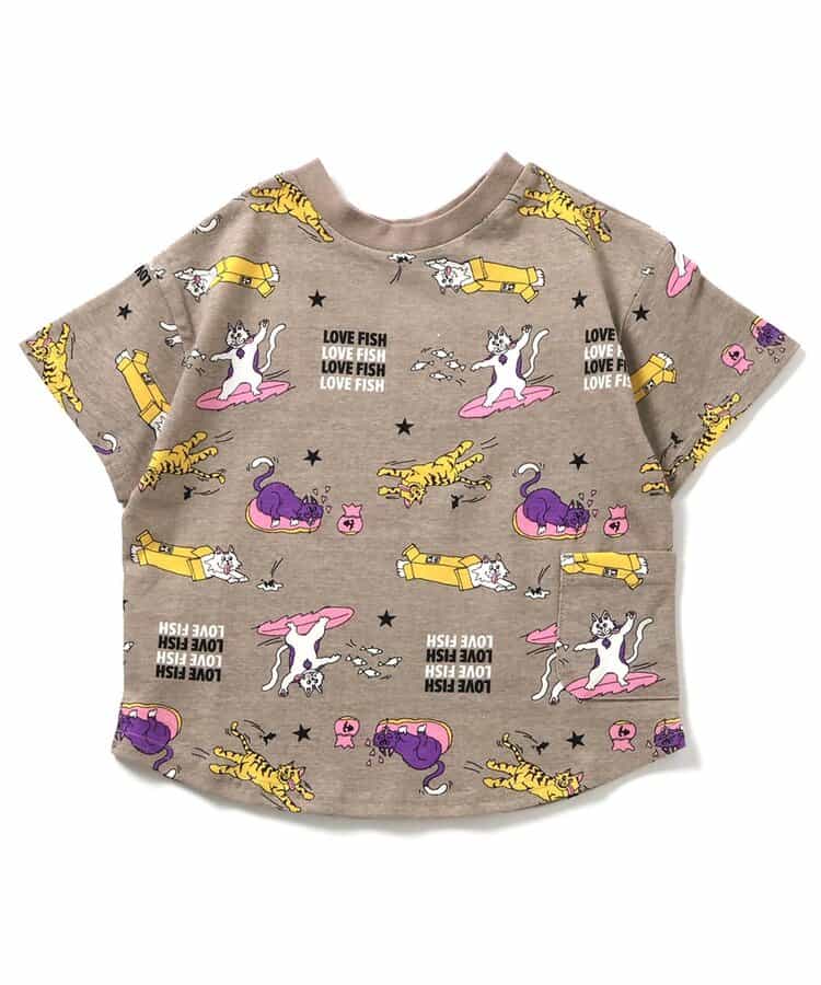 BREEZE 2Way Japanese Children's Clothing - Two-Way Short-Sleeve Tops (80-140cm) for Boys and Girls (Summer)