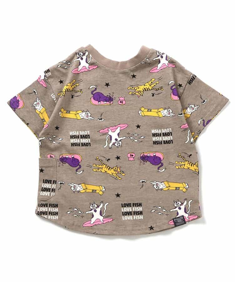 BREEZE 2Way Japanese Children's Clothing - Two-Way Short-Sleeve Tops (80-140cm) for Boys and Girls (Summer)