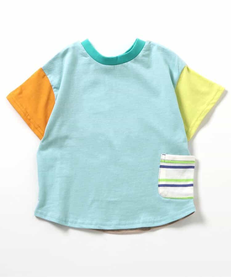 BREEZE 2Way Japanese Children's Clothing - Two-Way Short-Sleeve Tops (80-140cm) for Boys and Girls (Summer)