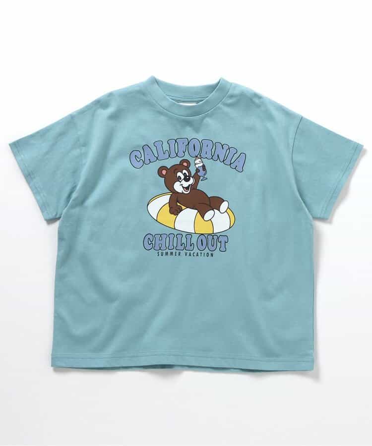 Japanese children's clothing BREEZE multi-color printed tops 90-150cm boys/girls summer TOPS