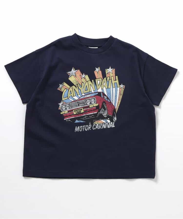 Japanese children's clothing BREEZE multi-color printed tops 90-150cm boys/girls summer TOPS