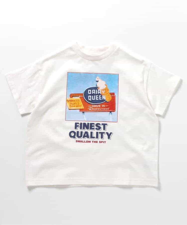 Japanese children's clothing BREEZE multi-color printed tops 90-150cm boys/girls summer TOPS