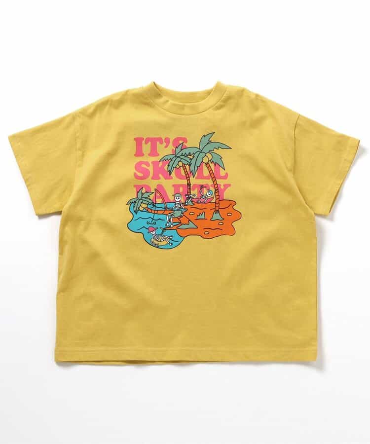 Japanese children's clothing BREEZE multi-color printed tops 90-150cm boys/girls summer TOPS