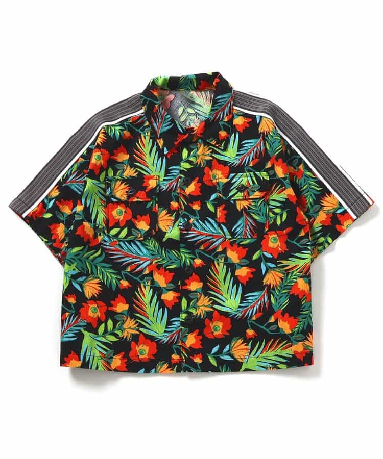 Japanese children's clothing BREEZE edge pattern shirt 90-160cm boys summer TOPS