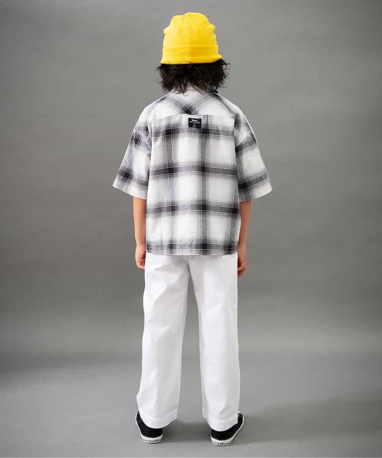 Japanese children's clothing BREEZE edge pattern shirt 90-160cm boys summer TOPS