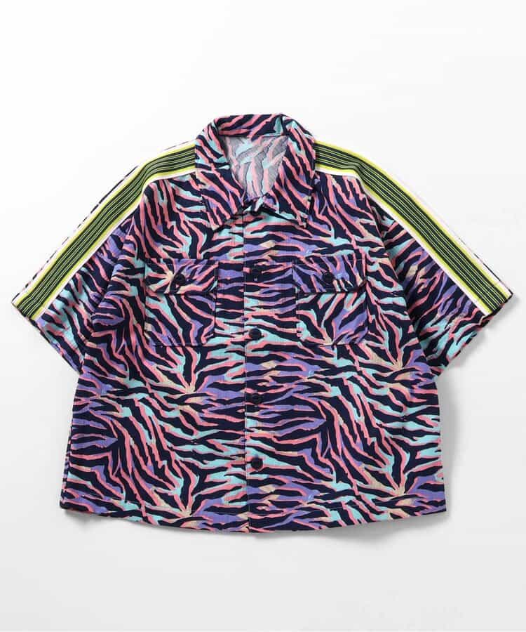 Japanese children's clothing BREEZE edge pattern shirt 90-160cm boys summer TOPS