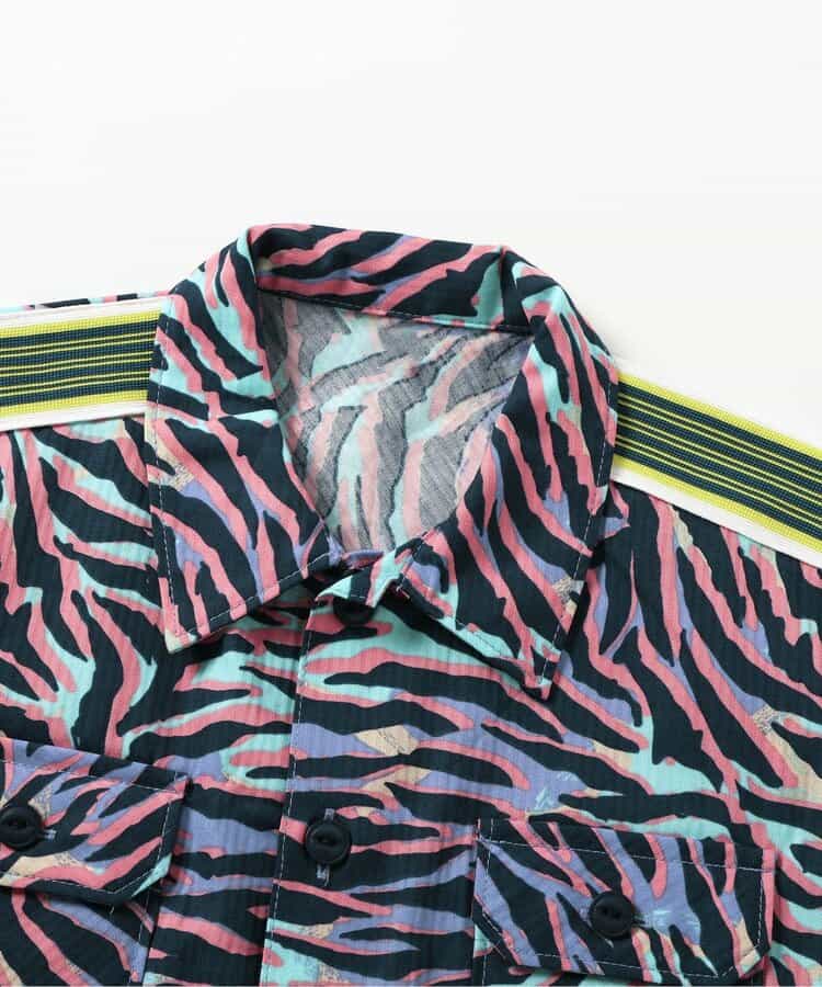 Japanese children's clothing BREEZE edge pattern shirt 90-160cm boys summer TOPS