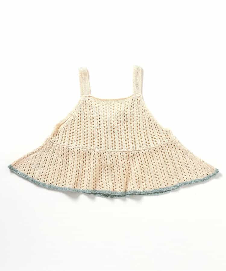 Japanese children's clothing BREEZE suspender knit top 80-140cm boys' summer TOPS