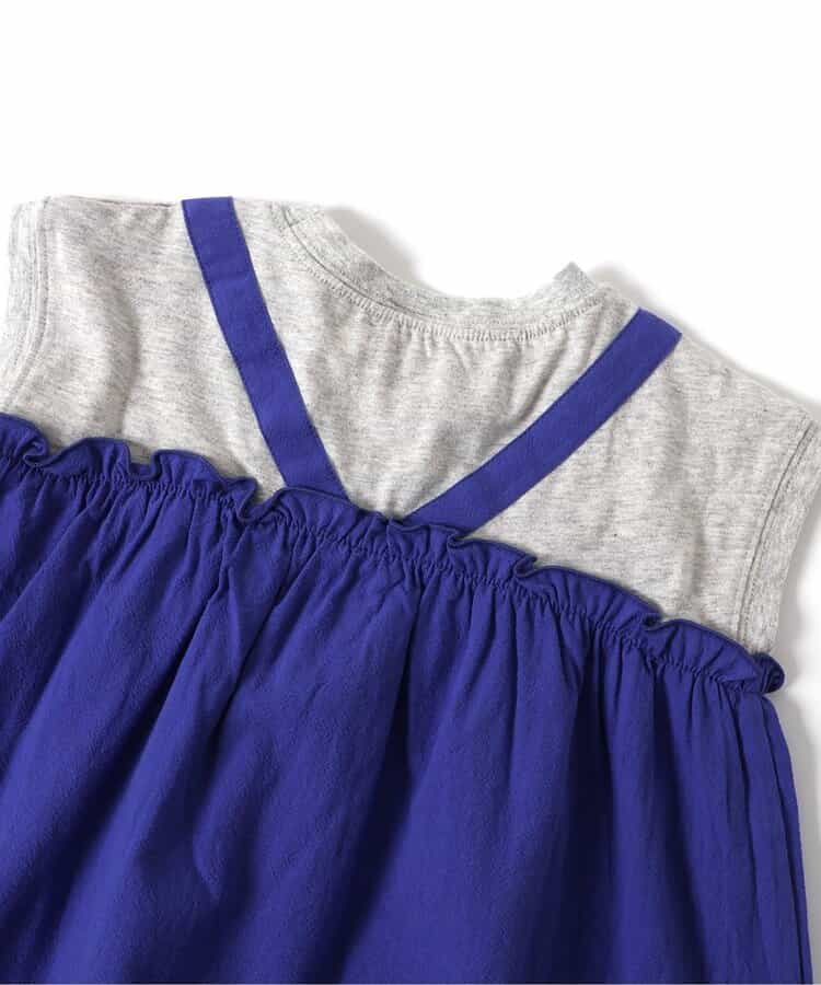 BREEZE Fake Two-Piece French Sleeve Dress (80-140cm) for Girls (Summer Dress)