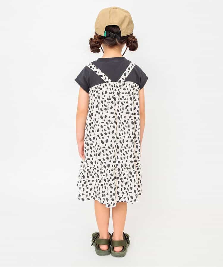 BREEZE Fake Two-Piece French Sleeve Dress (80-140cm) for Girls (Summer Dress)