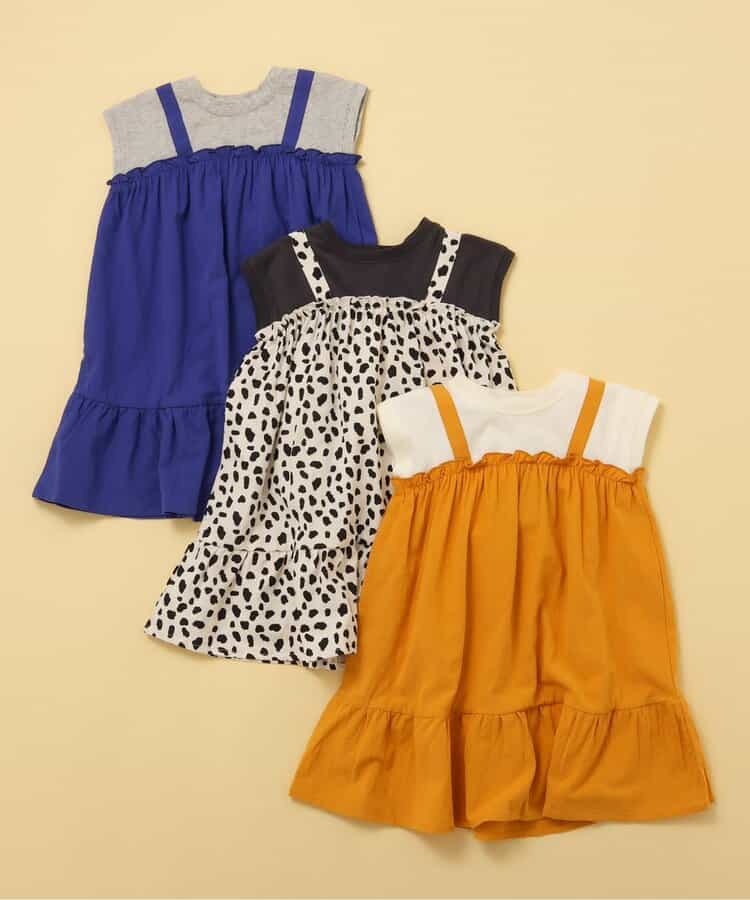 BREEZE Fake Two-Piece French Sleeve Dress (80-140cm) for Girls (Summer Dress)
