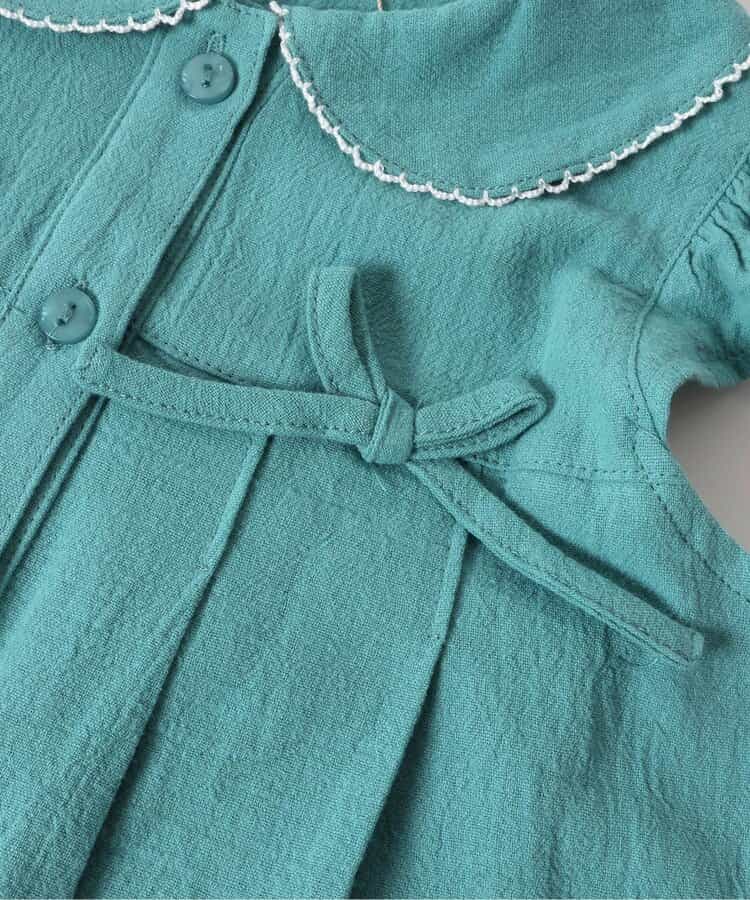 Japanese children's clothing BREEZE bow dress 90-140cm girls summer dresses