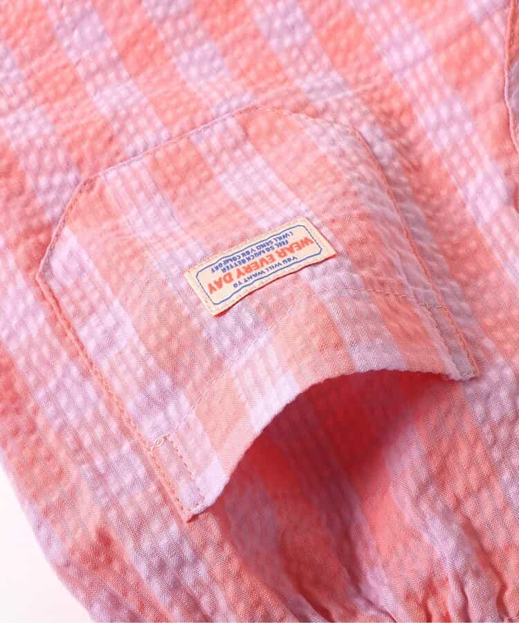 Japanese children's clothing BREEZE ruffle plaid trousers 80-140cm girls summer PANTS
