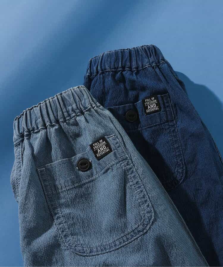 Japanese children's clothing BREEZE casual jeans 80-140cm boys' summer PANTS