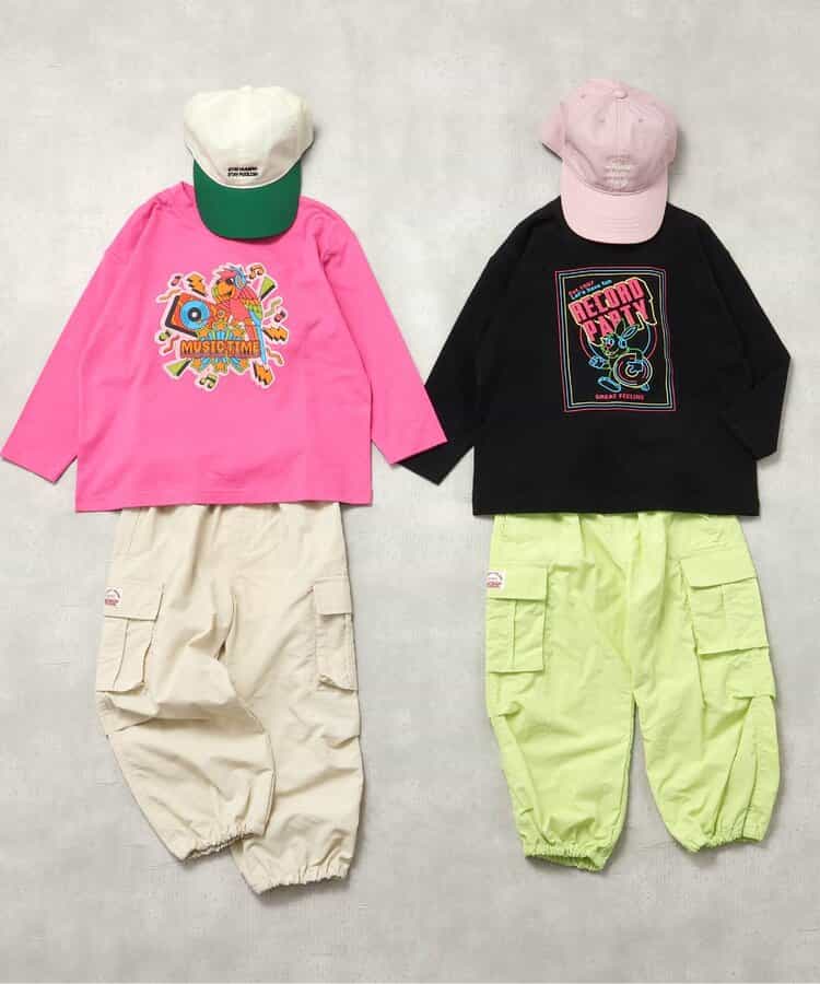 Japanese children's clothing BREEZE overalls 80-150cm boys'/girls' summer PANTS