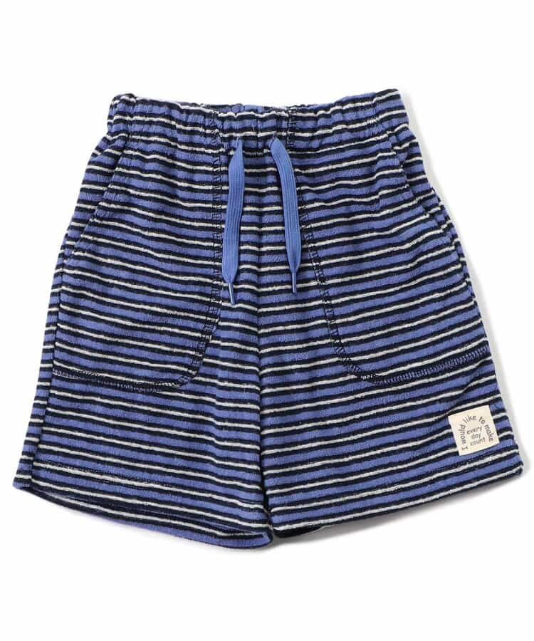 Japanese children's clothing BREEZE toweling striped shorts 80-140cm boys/girls summer PANTS