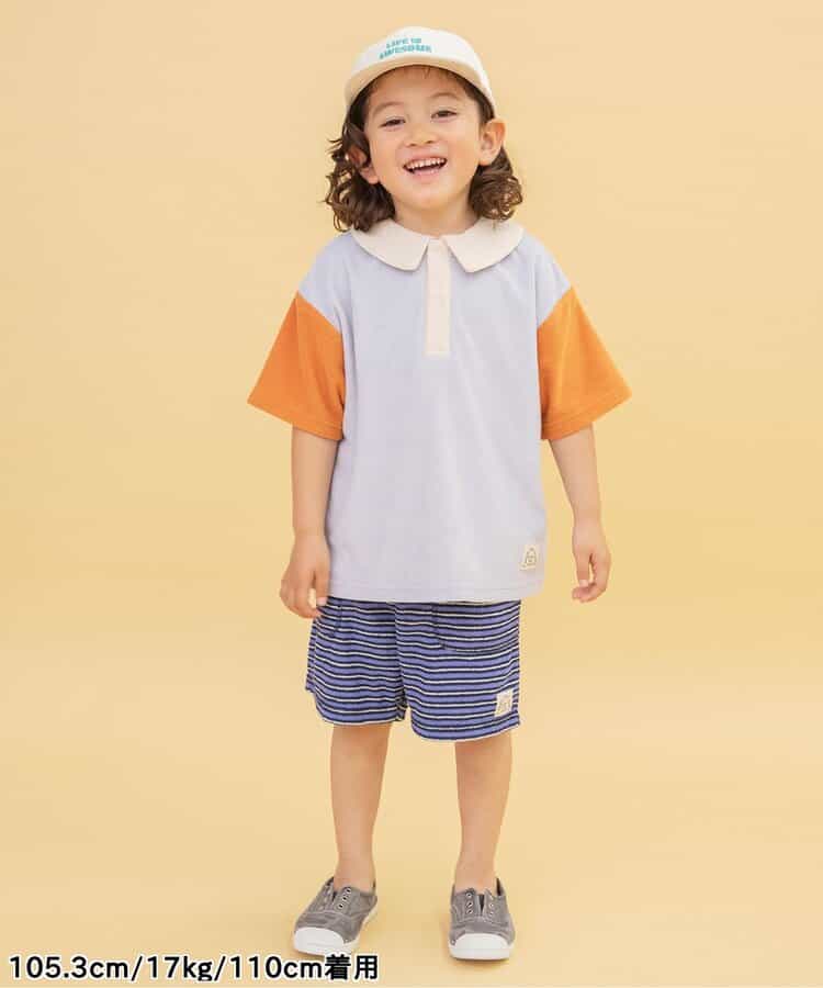 Japanese children's clothing BREEZE toweling striped shorts 80-140cm boys/girls summer PANTS