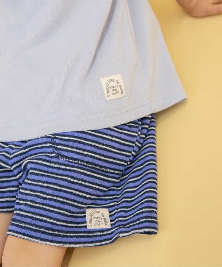 Japanese children's clothing BREEZE toweling striped shorts 80-140cm boys/girls summer PANTS
