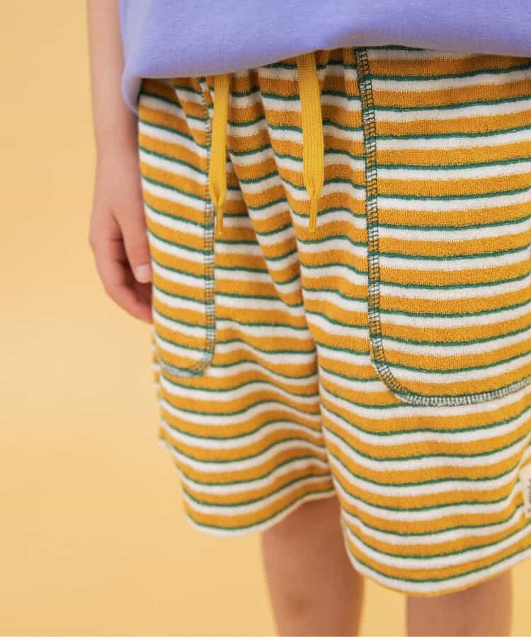 Japanese children's clothing BREEZE toweling striped shorts 80-140cm boys/girls summer PANTS