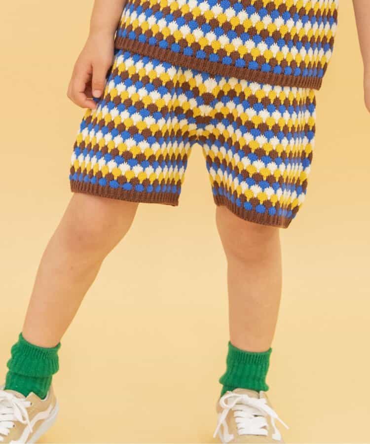 Japanese children's clothing BREEZE knitted shorts 80-130cm boys'/girls' summer PANTS