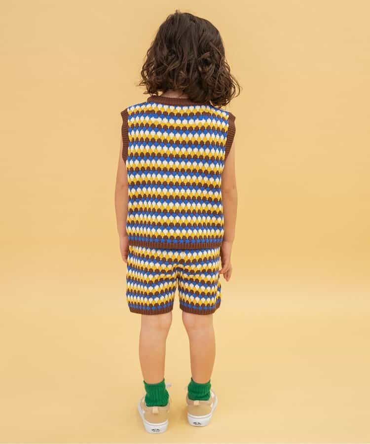 Japanese children's clothing BREEZE knitted shorts 80-130cm boys'/girls' summer PANTS