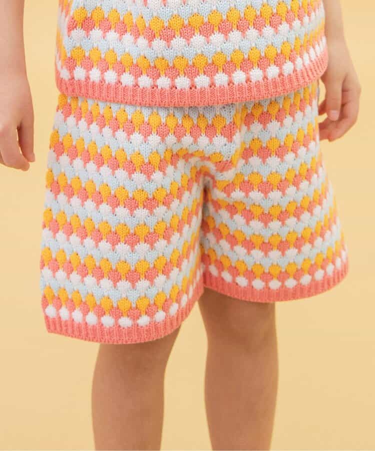 Japanese children's clothing BREEZE knitted shorts 80-130cm boys'/girls' summer PANTS