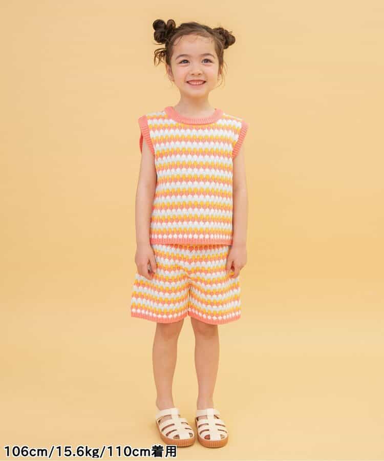 Japanese children's clothing BREEZE knitted shorts 80-130cm boys'/girls' summer PANTS