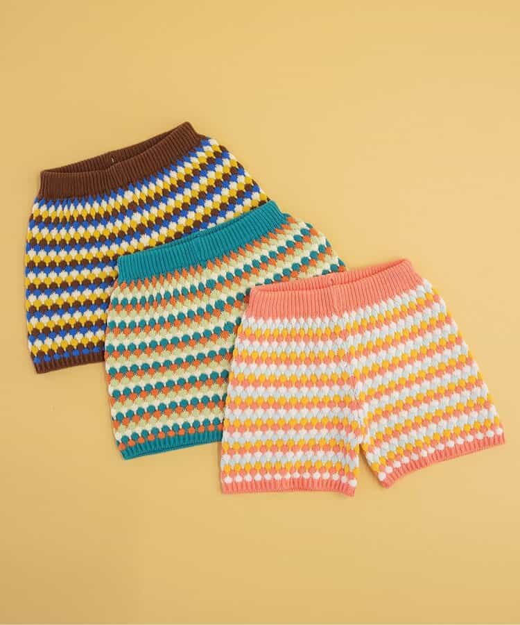 Japanese children's clothing BREEZE knitted shorts 80-130cm boys'/girls' summer PANTS