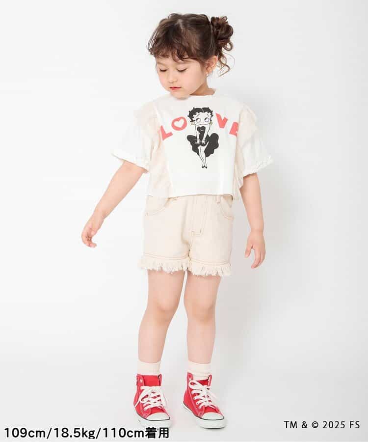 Japanese children's clothing BREEZE tassel shorts 80-140cm girls summer PANTS