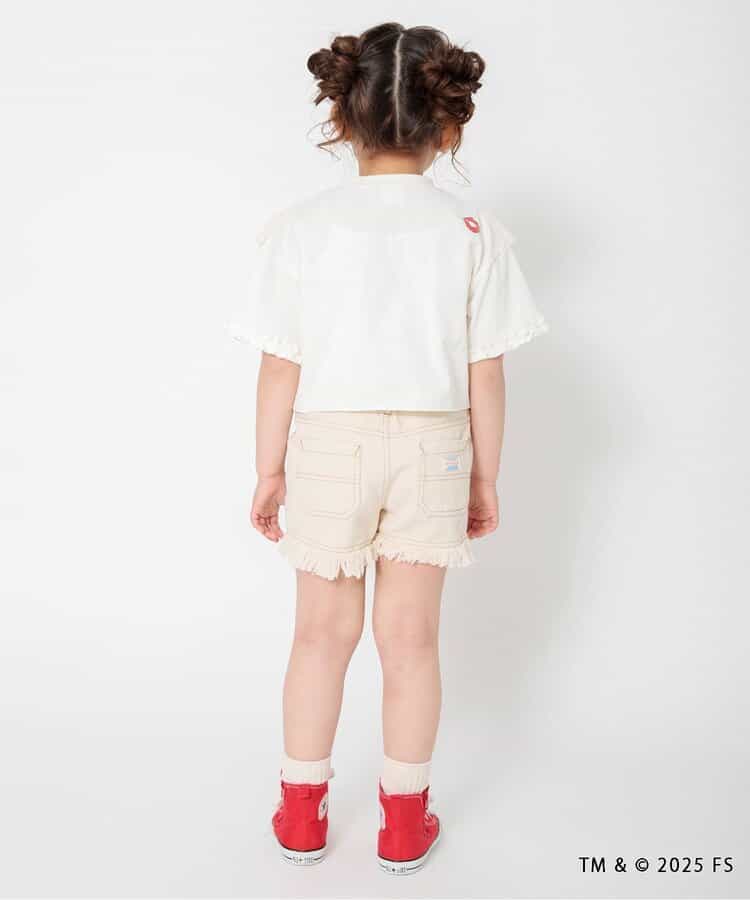 Japanese children's clothing BREEZE tassel shorts 80-140cm girls summer PANTS