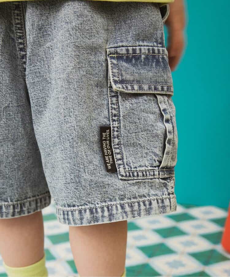 Japanese children's clothing BREEZE wide version of the overalls shorts 80-150cm boys' summer PANTS