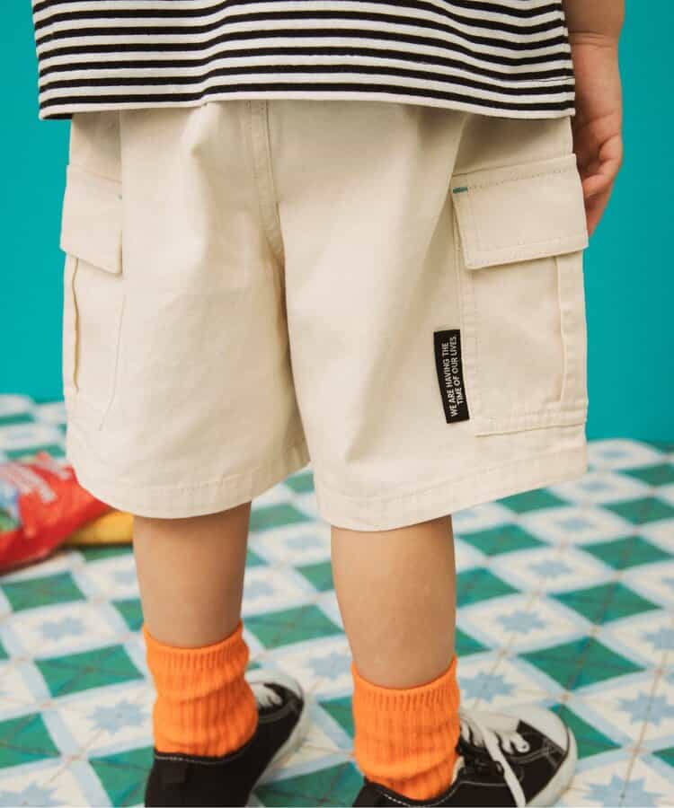 Japanese children's clothing BREEZE wide version of the overalls shorts 80-150cm boys' summer PANTS