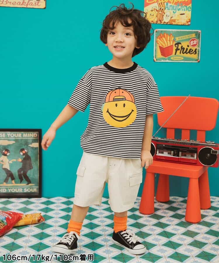 Japanese children's clothing BREEZE wide version of the overalls shorts 80-150cm boys' summer PANTS