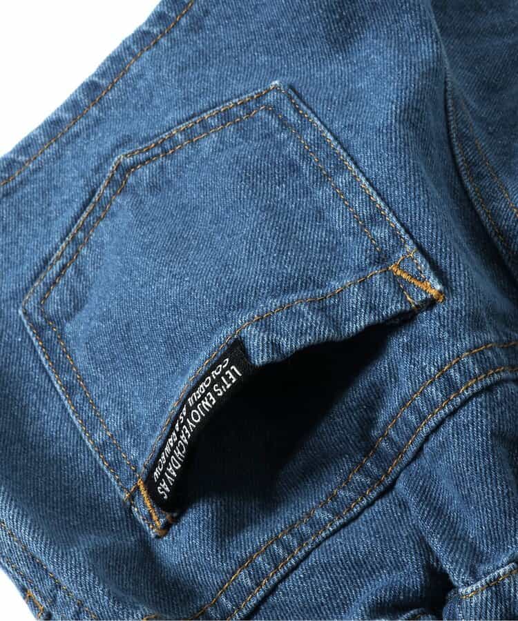 Japanese children's clothing BREEZE embroidered denim shorts 80-140cm girls' summer PANTS