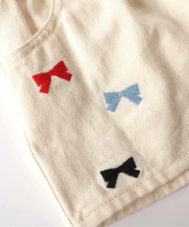 Japanese children's clothing BREEZE embroidered denim shorts 80-140cm girls' summer PANTS