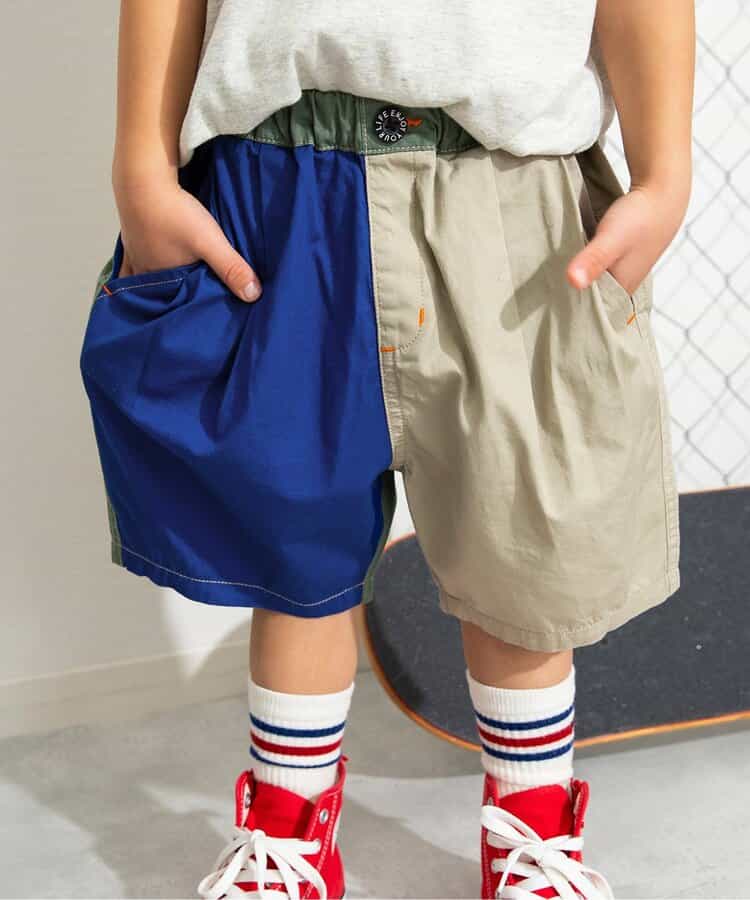 Japanese children's clothing BREEZE loose rounded shorts 90-150cm boys'/girls' summer PANTS