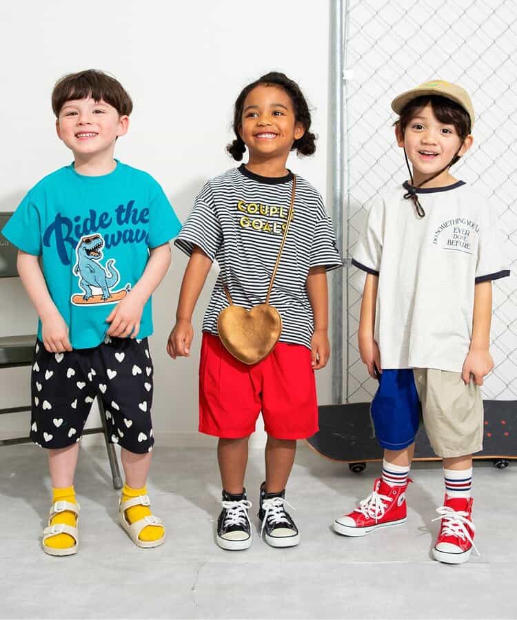 Japanese children's clothing BREEZE loose rounded shorts 90-150cm boys'/girls' summer PANTS