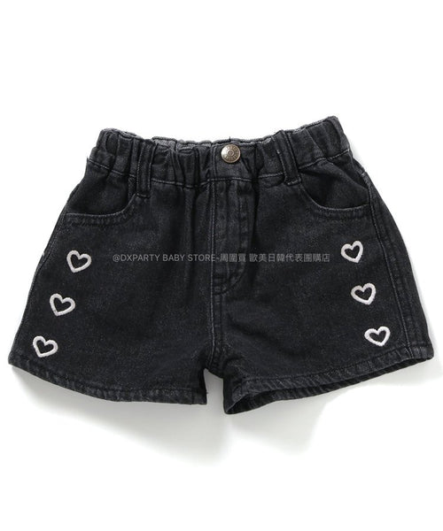 日本童裝 BR#22EE 刺繡圖案短褲 80-140cm 女童款 夏季 PANTS