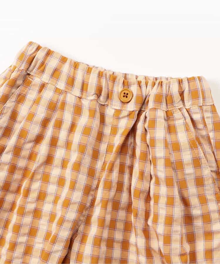 Japanese children's clothing BREEZE plaid shorts 90-140cm girls summer PANTS
