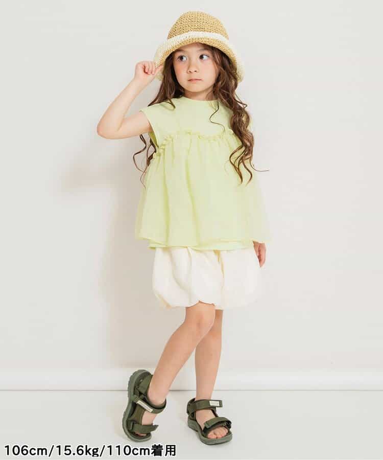 Japanese children's clothing BREEZE bubble shorts 80-140cm girls summer PANTS