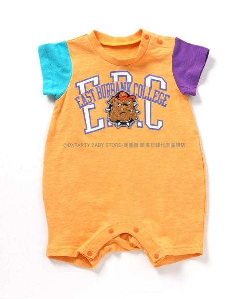日本童裝 BR#22EE 毛毛圖案連衣 70-80cm 男童款/女童款 夏季 初生嬰兒 Jumpsite