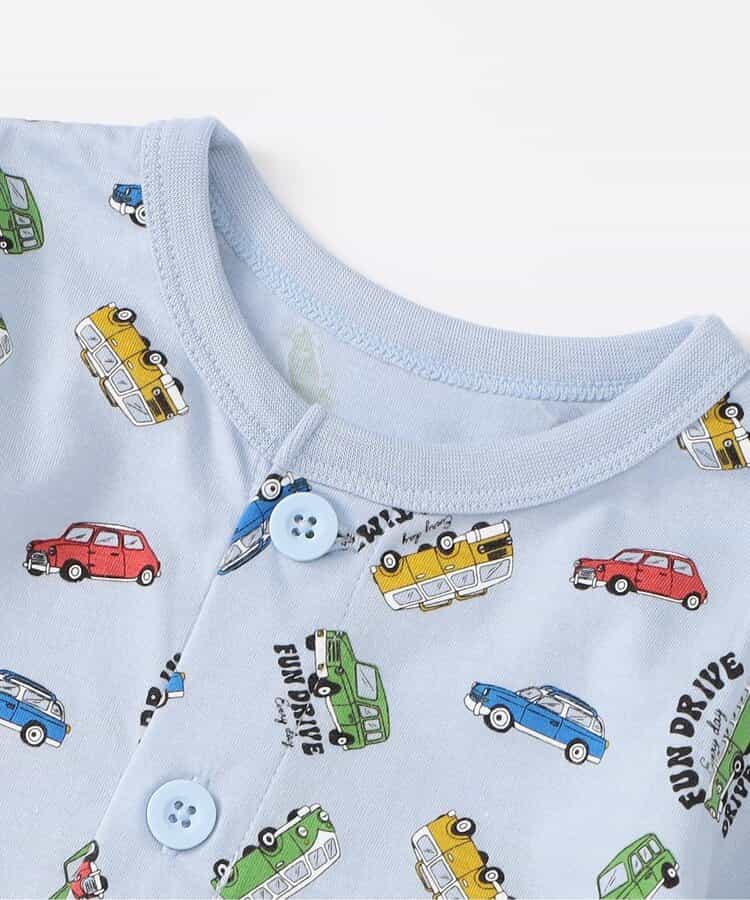 Japanese children's clothing BREEZE pajamas 80-140cm boys' and girls' summer pajamas series