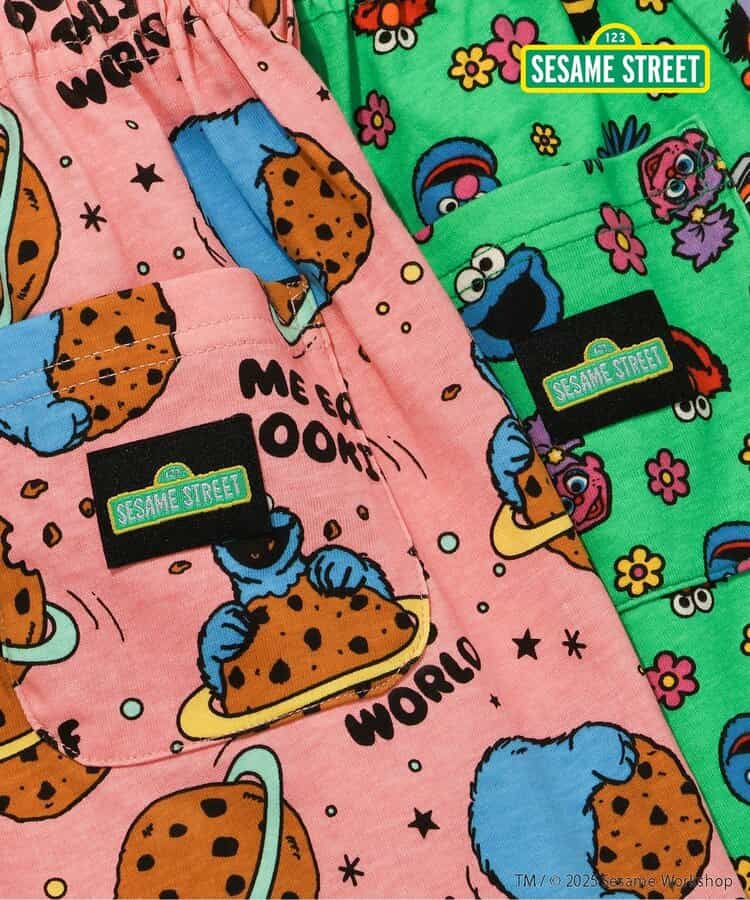 BREEZE x SESAME STREET Pajamas (80-130cm) for Boys and Girls (Summer Pajamas)