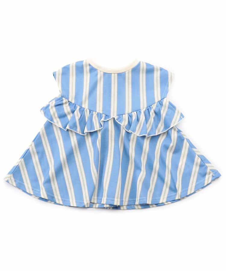 Japanese children's clothing BREEZE quick-drying series ruffle vest 80-140cm girls summer TOPS
