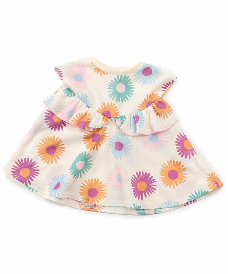 Japanese children's clothing BREEZE quick-drying series ruffle vest 80-140cm girls summer TOPS