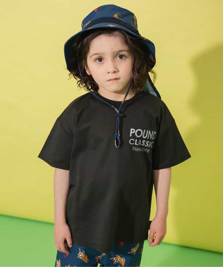 Japanese children's clothing BREEZE quick-drying series printed short-sleeved tops 80-150cm boys'/girls' summer TOPS