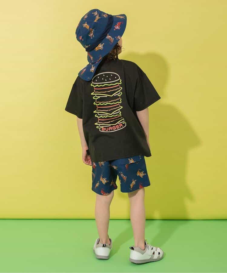 Japanese children's clothing BREEZE quick-drying series printed short-sleeved tops 80-150cm boys'/girls' summer TOPS